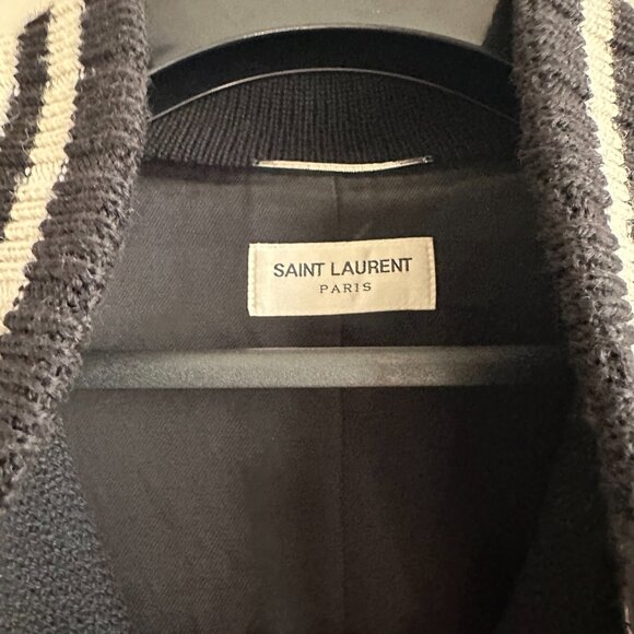 Men's Saint Laurent Teddy College Jacket - Picture 4 of 6